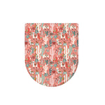 Happy Llama Pattern Print Toilet Lid Cover