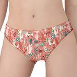 Happy Llama Pattern Print Women's Panties