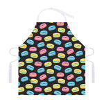 Happy Macarons Pattern Print Adjustable Apron