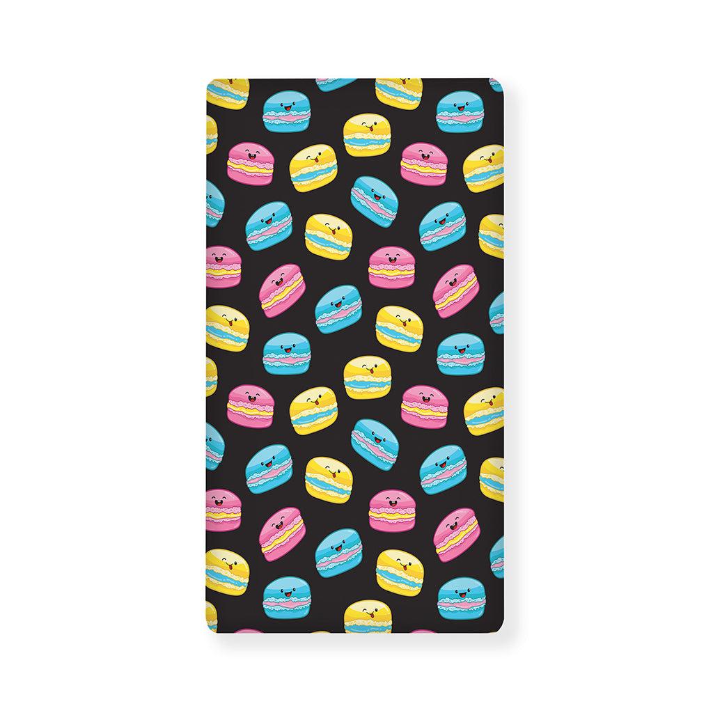 Happy Macarons Pattern Print Baby Crib Sheet