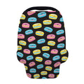 Happy Macarons Pattern Print Baby Seat Cover