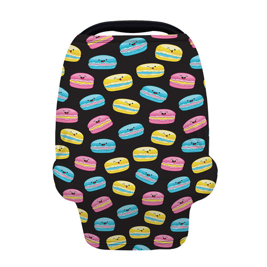 Happy Macarons Pattern Print Baby Seat Cover