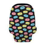 Happy Macarons Pattern Print Baby Seat Cover