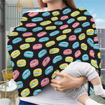Happy Macarons Pattern Print Baby Seat Cover