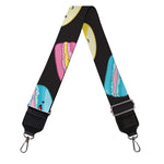 Happy Macarons Pattern Print Bag Strap
