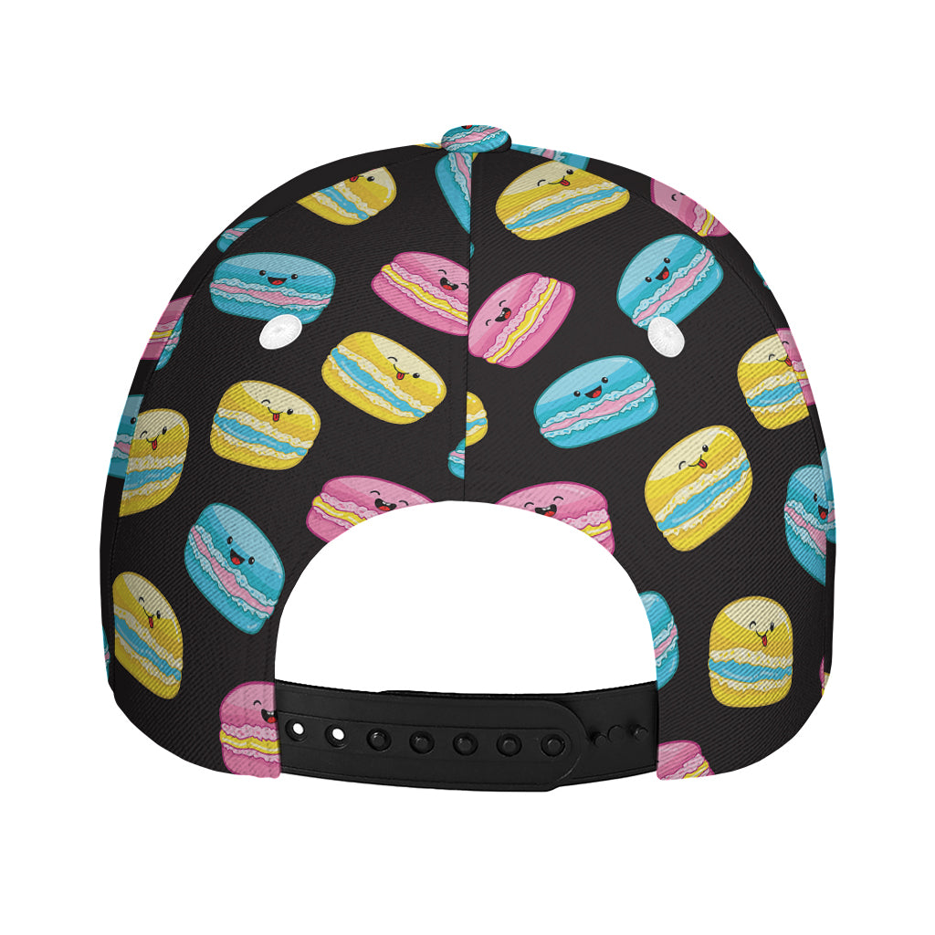 Happy Macarons Pattern Print Baseball Cap