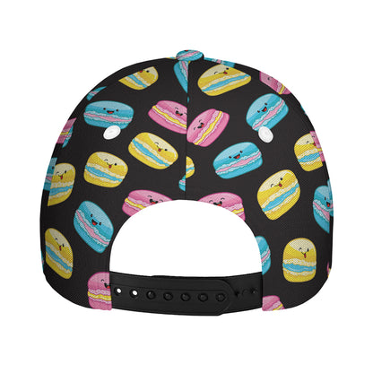 Happy Macarons Pattern Print Baseball Cap