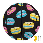 Happy Macarons Pattern Print Basketball