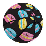 Happy Macarons Pattern Print Basketball