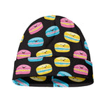 Happy Macarons Pattern Print Beanie