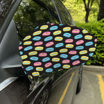 Happy Macarons Pattern Print Car Side Mirror Covers
