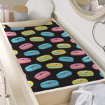 Happy Macarons Pattern Print Changing Pad Cover