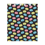 Happy Macarons Pattern Print Curtain