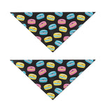 Happy Macarons Pattern Print Dog Bandana