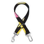 Happy Macarons Pattern Print Dog Seat Belt