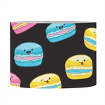Happy Macarons Pattern Print Drum Lamp Shade