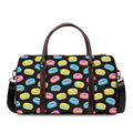 Happy Macarons Pattern Print Duffel Bag