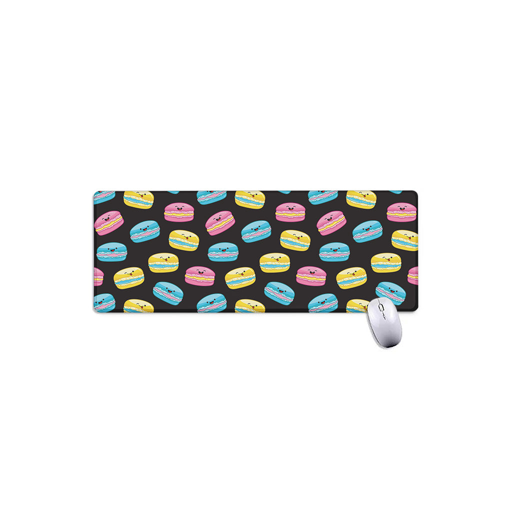 Happy Macarons Pattern Print Extended Mouse Pad