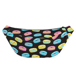 Happy Macarons Pattern Print Fanny Pack