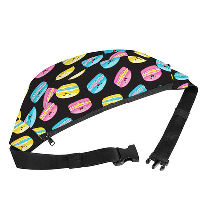 Happy Macarons Pattern Print Fanny Pack