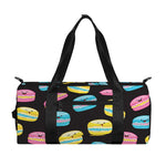 Happy Macarons Pattern Print Gym Bag