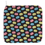 Happy Macarons Pattern Print Hand Towel