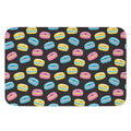 Happy Macarons Pattern Print Indoor Door Mat