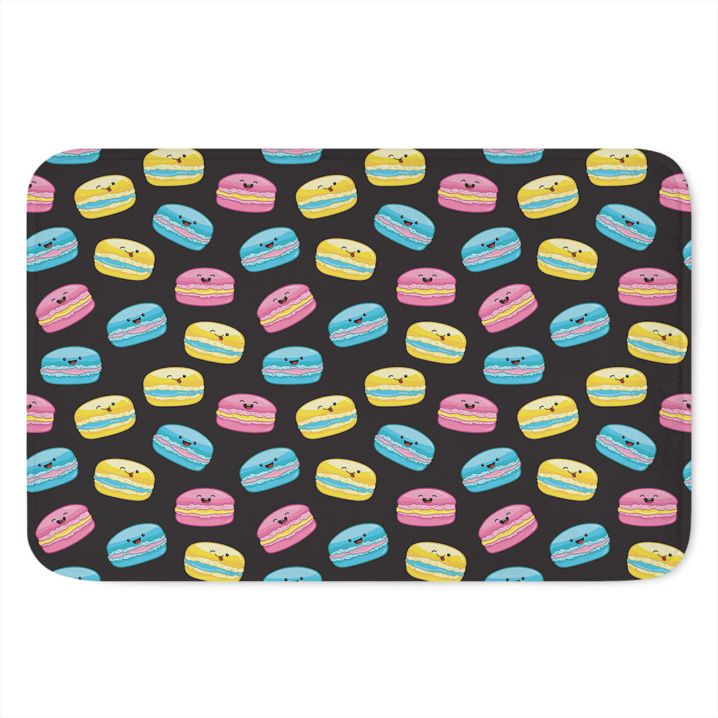 Happy Macarons Pattern Print Indoor Door Mat