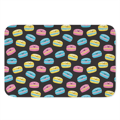 Happy Macarons Pattern Print Indoor Door Mat