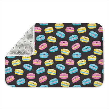 Happy Macarons Pattern Print Indoor Door Mat