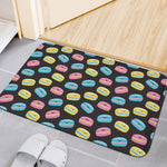 Happy Macarons Pattern Print Indoor Door Mat