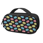 Happy Macarons Pattern Print Insulin Cooler Travel Case