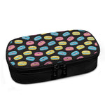 Happy Macarons Pattern Print Insulin Cooler Travel Case