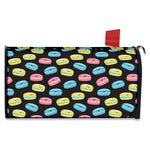 Happy Macarons Pattern Print Mailbox Cover