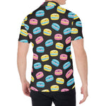 Happy Macarons Pattern Print Men's Shirt