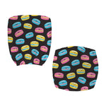 Happy Macarons Pattern Print Office Chair Cover