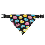 Happy Macarons Pattern Print Over The Collar Dog Bandana
