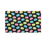 Happy Macarons Pattern Print Polyester Flag