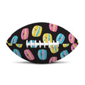 Happy Macarons Pattern Print Rugby Ball