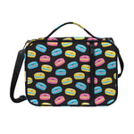 Happy Macarons Pattern Print Shoulder Strap Bible Bag