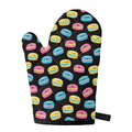 Happy Macarons Pattern Print Single Oven Mitt