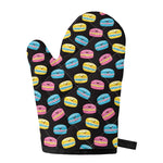 Happy Macarons Pattern Print Single Oven Mitt