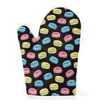 Happy Macarons Pattern Print Single Oven Mitt