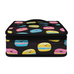 Happy Macarons Pattern Print Small Lunch Bag