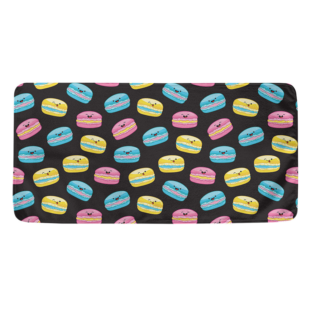 Happy Macarons Pattern Print Towel