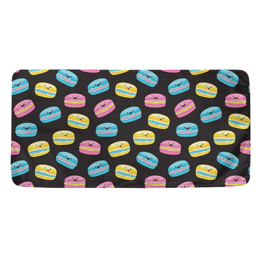 Happy Macarons Pattern Print Towel