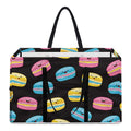 Happy Macarons Pattern Print Utility Tote Bag