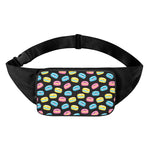 Happy Macarons Pattern Print Waist Bag