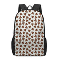 Happy Poop Pattern Print 17 Inch Backpack