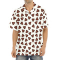 Happy Poop Pattern Print Aloha Shirt